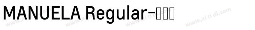 MANUELA Regular字体转换